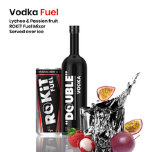 Load image into Gallery viewer, ROKiT Fuel, All Natural, Botanical, Vegan Certified Energy Drink ,Great Taste of Lychee &amp; Passionfruit. 24 x 250ml